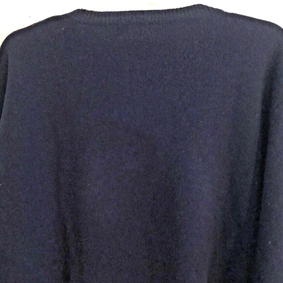 Club Room Lambs Wool Argyle Sweater Mens Size L VTG Crew Neck Ivy League Preppy - Picture 6 of 12